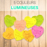 3 Blocs de 100 notes cur repositionnables, couleurs fluo 7x7cm