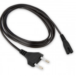 Cable d'alimentation C7 bipolaire 1,80m