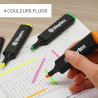 pochette feutres fluo 4 couleurs
