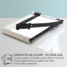 massicot guillotine de bureau capacité 10 feuilles