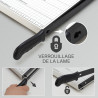 Massicot guillotine A4 métal, longueur de coupe 30cm et guide mobile