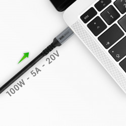 Câble usb c 2m pour chargeur ultra rapide