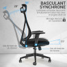 Fauteuil de bureau synchrone basculant