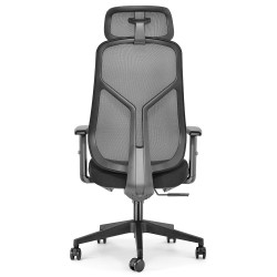 Fauteuil bureau synchrone mesh appui-tête réglable ergonomique