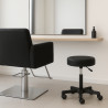 Tabouret de Travail à Roulettes, Pivotant, Hauteur réglable 44-58 cm