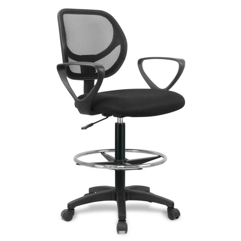 Chaise Haute de bureau ergonomique et confortable - Assise matelassée