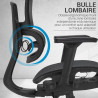 Fauteuil de Bureau Ergonomique - Mesh Respirant & Réglages Multiples