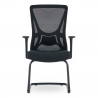 Fauteuil visiteur confort ergonomique - Dossier mesh, piètement métal