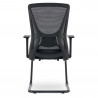 Fauteuil visiteur confort ergonomique - Dossier mesh, piètement métal