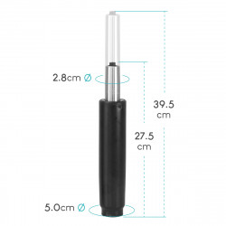 changez le vérin de votre fauteuil de bureau avec ce vérin de 27.5 à 39.5 cm
