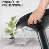 Tabouret Dynamique à Bascule- Assise ronde - Hauteur réglable - Noir 