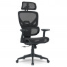 Fauteuil de bureau ergonomique réglable 3D avec assise en mesh