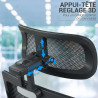 Fauteuil de bureau ergonomique réglable 3D avec assise en mesh