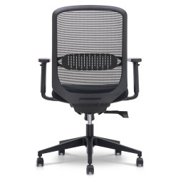 Fauteuil de Bureau Ergonomique avec translation assise Synchrone Noir