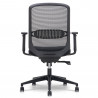 Fauteuil de Bureau Ergonomique avec translation assise Synchrone Noir