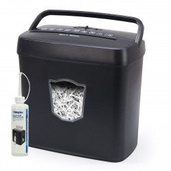 Destructeur de documents de bureau avec flacon d'huile lubrifiante pour destructeur fourni