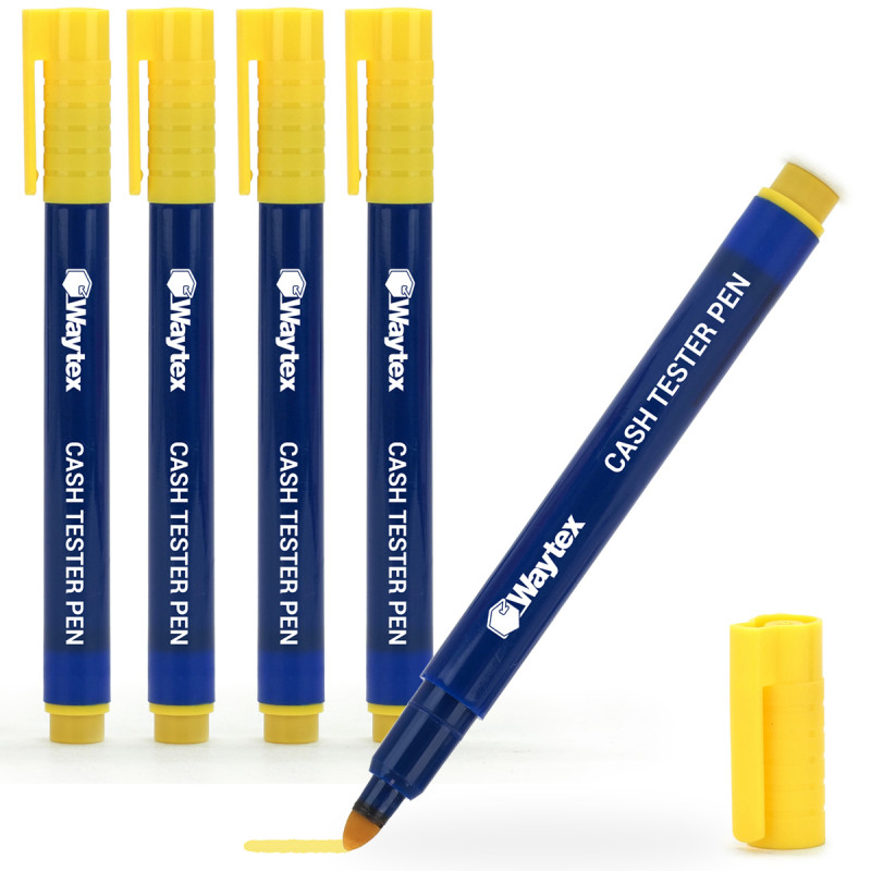 Lot 5 Feutres détecteurs de faux billets, rapides et fiables