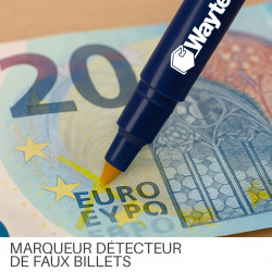 Lot 5 Feutres détecteurs de faux billets, rapides et fiables