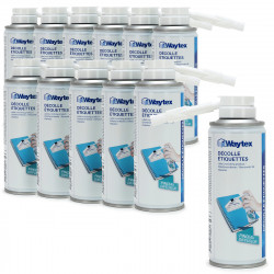 Pack de 12 flacons décolle étiquette Aérosol 200 ml Waytex