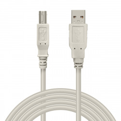 Câble imprimante USB-A mâle vers USB-B mâle 5,00 m Gris