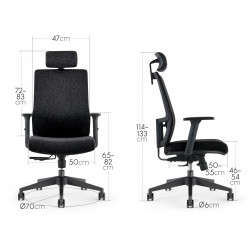 Fauteuil de bureau '' NENBUS'' Appui tete