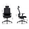Fauteuil de bureau '' NENBUS'' Appui tete