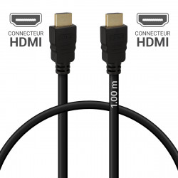 Cordon HDMI 4k 60hz ethernet longeur 1m
