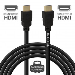 cordon HDMI 4K 60hz avec ethernet 15m