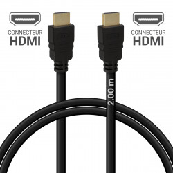 Cordon HDMI 4k 60hz ethernet longeur 2m