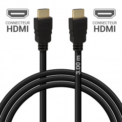 Cordon HDMI 4k 60hz ethernet longeur 3m