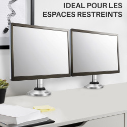 Bras articulé écran LCD bureau avec pince