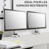 Bras articulé écran LCD bureau avec pince