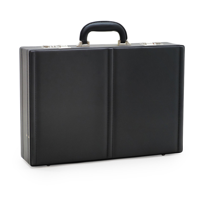 mallette attaché case simili cuir verrouillage double code