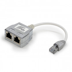 Doubleur Réseau Ethernet RJ45 Cat 5E blindé 1 mâle à 2 femelles