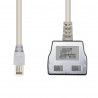 Doubleur Réseau Ethernet RJ45 Cat 5E blindé 1 mâle à 2 femelles