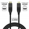 Cordon HDMI HighSpeed with Ethernet 1.4 A/A connect Or articulé 3.00m