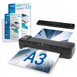 Pack Plastifieuse A3 avec 200 pochettes(100 A4 +100 A3)+...