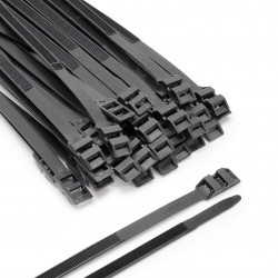 collier Serre-câbles plastique noir 360x9mm noir Lot de 100