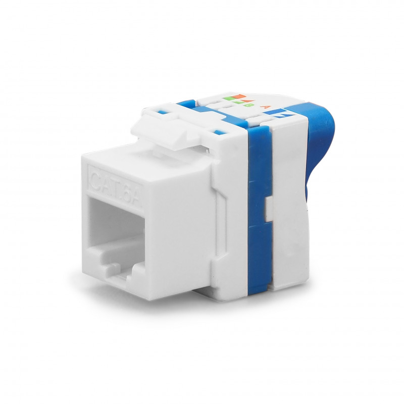 Embase Keystone RJ45 Cat6a UTP sans outil - format court