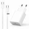 Kit chargeur USB-C 25W + câble 60W rapide