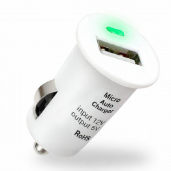 Mini chargeur USB de voiture pour prise allume cigare 12V