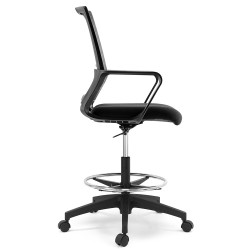 Chaise Haute de bureau ergonomique et confortable - Assise matelassée