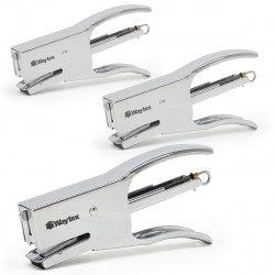 Lot de 3 pinces agrafeuses métal compactes 25 feuilles...