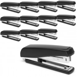 Lot de 12 agrafeuses de bureau format 24/6 26/6 - 30...