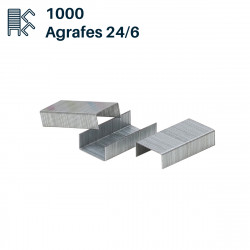 Pack agrafeuse de bureau et 1000 agrafes n°24/6 capacité 30 feuilles