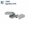 Pack pince Agrafeuse et 1000 agrafes 24/6 métal capacité 25 feuilles