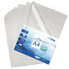 Pochettes coin A4 lisses x500 | 90µm transparentes