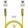 Câble réseau RJ45 Cat. 6 100% cuivre blindé FTP jaune 1.00m