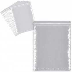 100 Sachets Zip Transparents 35x45 cm Refermables...