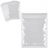 100 Sachets Zip Transparents 22x32 cm Refermables Alimentaires